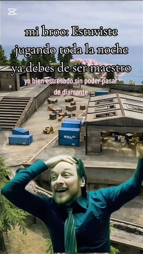 My bro asks me, I'm so stressed because I can't get past diamond rank #freefire #viral #humor #fo...