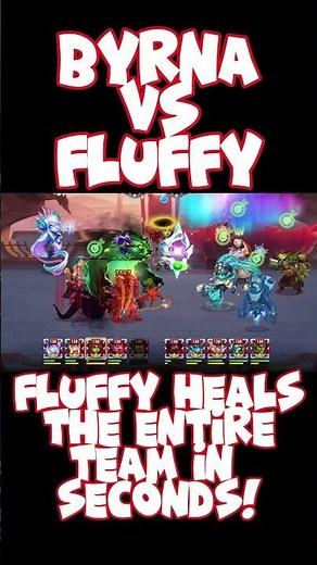Byrna vs Fluffy - TWO NEW HEALERS CLASH! Hero Wars 2026 🔥🐻🐶