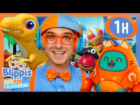 Blippi Learns All About Animals on Roblox! | BEST OF BLIPPI PLAYS ROBLOX! | Gaming Videos for Kids
