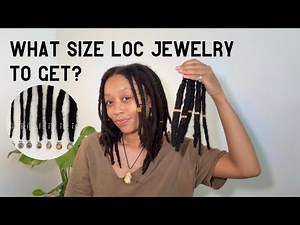 How to measure your locs for jewelry | Loc jewelry tips