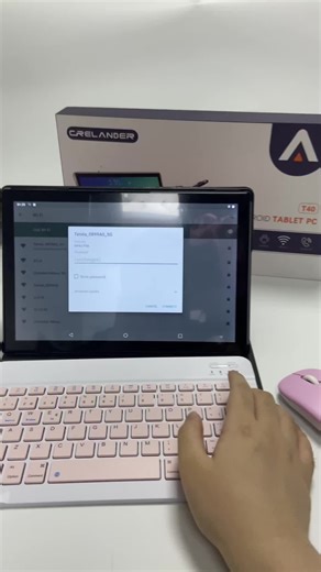 Crelander Pink 2in1 Tablet PC For All Your Needs