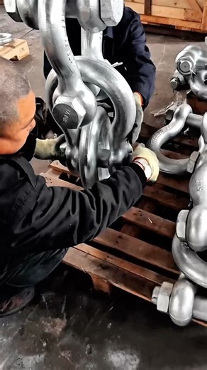 Heavy Duty Chain Assembly Work Tool Using Industrial Shackle #worktool