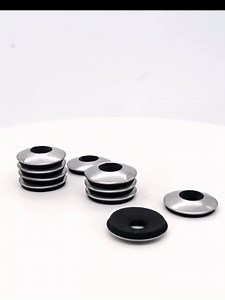 M4.2 x 9.5mm 50 Pcs Sealing Washers 304 Stainless Steel Neoprene Coating EPDM Bonded Sealing Gasket Composite Waterproof Washers