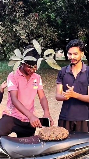 The most "natural" birthday celebration ever! #viral #funny #comedy #youtubeshorts