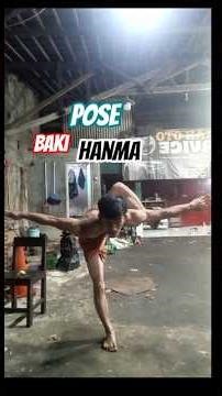 pose baki hannma #baki calisthenics
