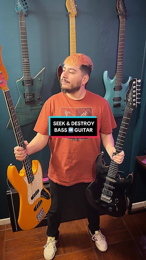 Switching Guitar and Bass for Seek & Destroy