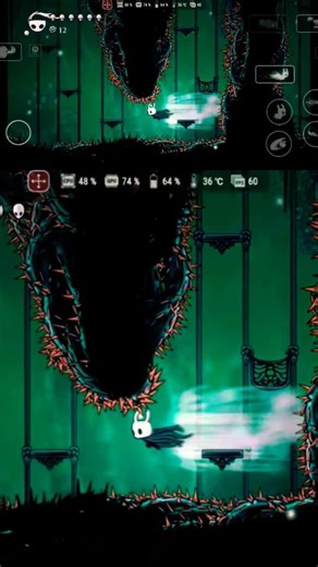 “This level design is wild 💀 - hollow Knight On android - #hollowknight #shorts