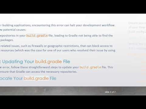 How to Fix the Could not find com.android.tools.build:gradle:3.6.2 Error in React Native