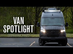 VAN SPOTLIGHT: Command Center | Outside Van 4WD Mercedes-Benz Sprinter 170 EXT Van Conversion Tour