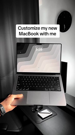 Customize my new macbook with me. #apple #macbook #macbookpro #m3pro