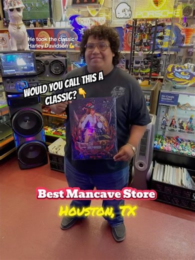 For a while till he finally found the perfect one. 🤘💪 #BestManCaveStore#HoustonTexas