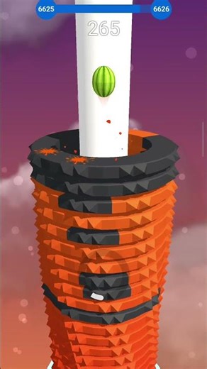 Gameplay Stack Ball #gaming #newlevel #stackball #gameplay #stackball3d