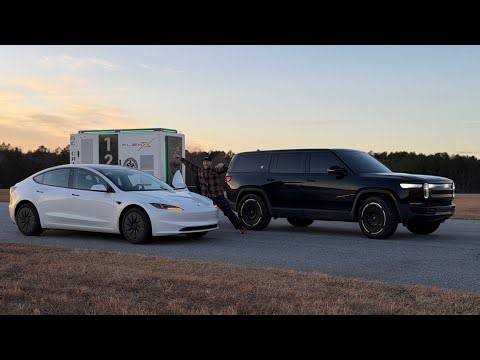 Tesla Model 3 Standard Run To Zero! A New Presenter For The Testing Channel