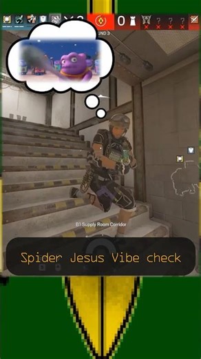 R6 Spider Jesus Vibe check #rainbowsixsiegeclips #funnymemes