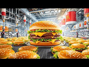 How McDonald’s Big Mac Burger is Made in Factories | Mc Big Mac Burger Production Process