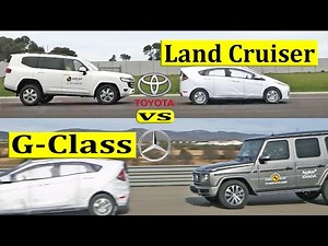 Mercedes-Benz G-Class vs Toyota Land Cruiser Crash Test & Safety Features