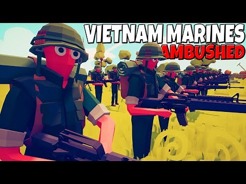 Tabs Vietnam US MARINES Ambushed!? - Totally Accurate Battle Simulator: New Update