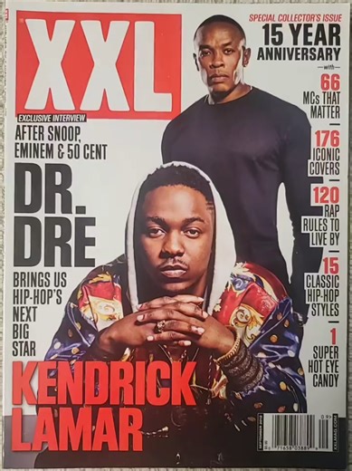 Dr. Dre & Kendrick Lamar: XXL Magazine Anniversary Cover