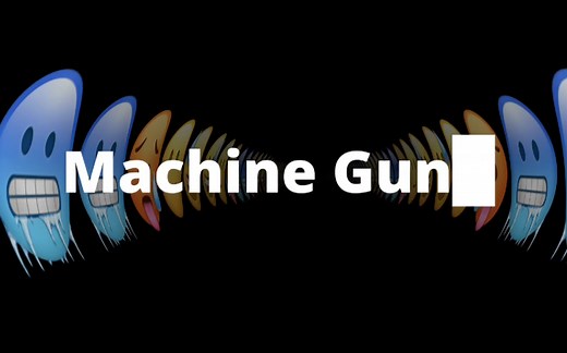 emoji人「machine gun」meme