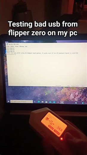 testing bad usb from flipper zero #flipperzero
