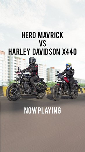 Watch as we compare two exciting 440cc motorcycles designed for the Indian market: the Harley-Davidson X440 and the Hero Mavrick 440. Our hosts Ananya and Rider AT put these bikes through their paces, evaluating performance, features, and value. Watch the full video now! #PowerDrift #PDArmy #HarleyDavidson #harleydavidsonx440 #x440 #HeroMavrick #heromavrick440 | PowerDrift