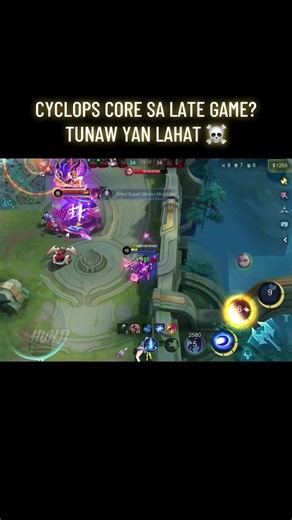 CYCLOPS CORE SA LATE GAME? TUNAW LAHAT YAN ☠️ #MLBBGoldenMonth #MLBBGoldenTurtle #foryuopage #cyclops #mlbb @Mobile Legends Philippines @MLBB Creator Base