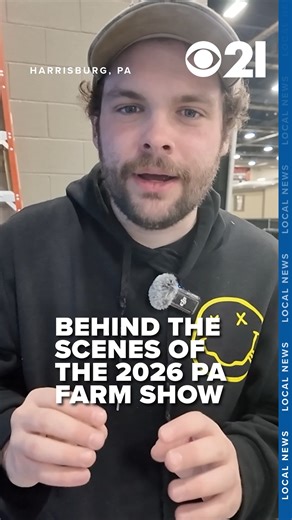 Tag along with us as we gear up to report LIVE from the 2026 PA Farm Show! The Farm Show runs Jan. 10–17 this year, and we'll be there each day. #FarmShow #PA #News | Local 21 CBS News, WHP Harrisburg