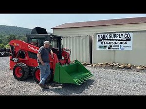 NEW CID X-Treme 72" Standard Duty 4 In 1 4N1 4-N-1 Bucket Grapple Tooth Bar Skid Steer Quick Attach