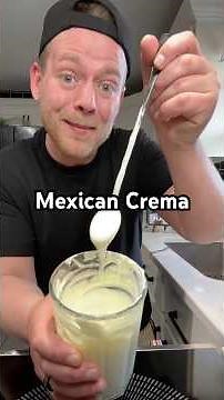 Homemade Mexican Crema #mexicancrema #mexican #crema #yogurt #easyrecipe #homemadefood #tryit #fyp