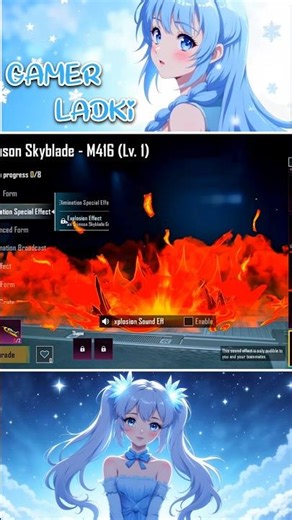 New M416 Sound Effect 🔥 PUBG Mobile | Viral Shorts | Best M416 Gun Skin PUBG mobile 🤯😍 #pubgmobile