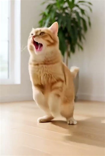 Cat Dancing Until Invisible Lasers Attack | Funny Cartoon Cat Dance