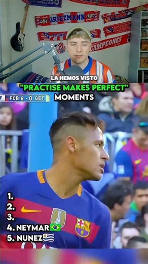TOP 5 “LA PRÁCTICA HACE AL MAESTRO” 💪🔥 #neymar #messi #realmadrid #cr7 #futbol