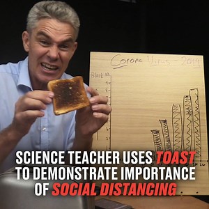 437K views · 715 reactions | He compares lightly cooked toast to a person not showing symptoms, as you can barely notice any change in the appearance of the toast at first  | LADbible | Facebook