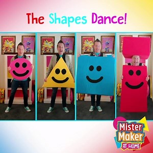 It's Mister Maker's Shapes dance! Dance along! | Mister Maker