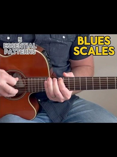 5 BLUES Scales Guitar Lesson #guitartutorial #guitarscales #scales #bluesguitar #guitarplayer #shrt