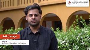 Jatin Juneja, a 3rd-year B.Tech (IT) student at Manipal University Jaipur (MUJ), highlights the university's ability to balance academics and co-curricular activities perfectly. He shares that MUJ's clubs and chapters play a pivotal role in organising these activities, providing students like him with immense exposure and opportunities. Jatin appreciates how MUJ fosters a holistic environment that encourages both academic excellence and personal growth through diverse experiences. Apply now - ht