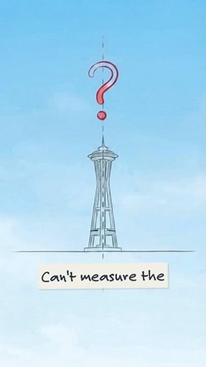 How to Find the Height of ANY Tower? Without Measuring Distance!