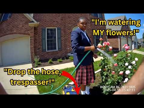 Racist Cop Tasers Black 13-Year-Old Girl Watering Flowers — Regrets It When Her Mom Arrives