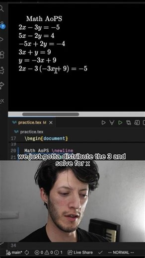 Solving for 2 variables
