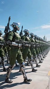 240K views · 2.2K reactions | 9.3 Robot parade #militaryfans #militaryequipment #parade #robots | mangal men | Facebook