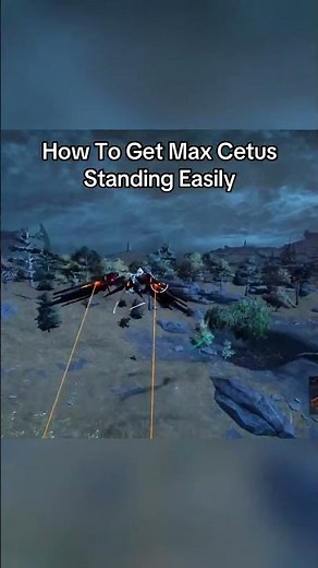 How To Max Cetus Standing Easily #warframe