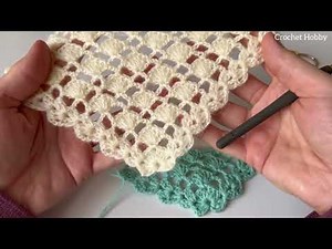 Easy Crochet Triangle Shawl Patterns / Crochet Cowl #crochet #tutorial #crochetshawl