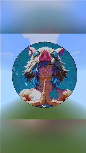 easy pixelart 🥱 #minecraft #pixelart #shortsfeed #shorts #gaming #games #minecraft