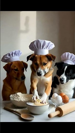 Max the Dog Bakes a Cake for His Friends – They Can't Stop Laughing from Joy!