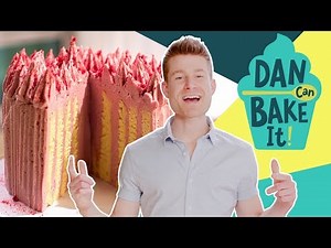 Dan Bakes a Vertical-Layer Cake 🎂 Challenge #5 | Dan Can Bake It | Food Network