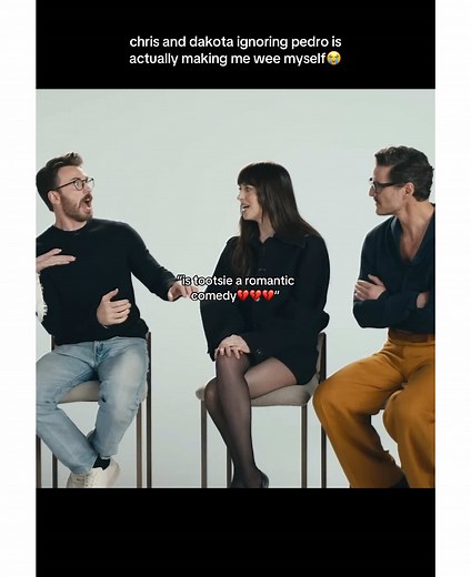 Chris Evans and Dakota Johnson: Funny Interview Moments