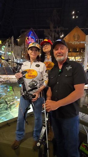 1.7K views · 12 reactions | US Open Bowfishing Championship. Tim Wells, @tina_troutfishwithme @Arkansasoutdoorswoman #bassproshops #bowfishing #champion #teamoutdoors | Bass Pro Shops | Facebook
