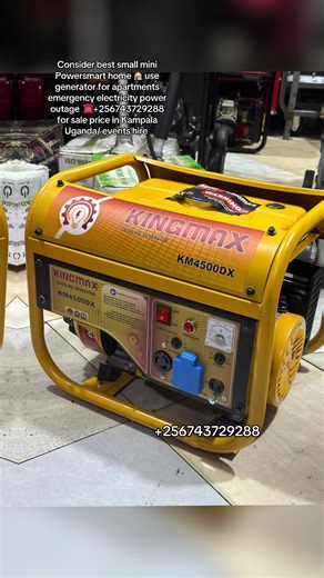 Consider best small mini Powersmart home 🏠 use generator for apartments emergency electricity power outage ☎️ 256743729288 for sale price in Kampala Uganda/ events hire perkins, Honda, Yamaha, Cummins, CAT SERVICE maintenance ❤️ 256743729288 HIRE /small 800W Generators Uganda for: Generators And Lighting Equipment | Construction Equipment | Welding Equipment | Block And Paver Making Equipment | Agricultural Equipment | Garage Equipment | Power Tools | Industrial Fabrication Equipment | Earth Mo