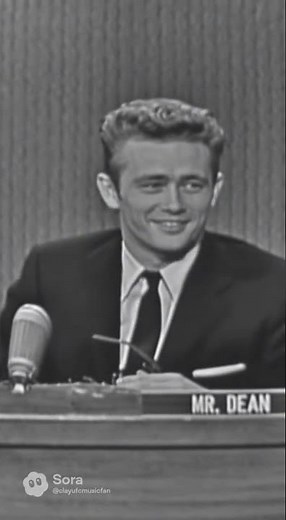 James Dean on the show "Whats my line?"(AI Short)