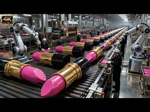 inside a Giant Lipstick Factory | How Lipstick is Really Made Step by Step (Full Process)